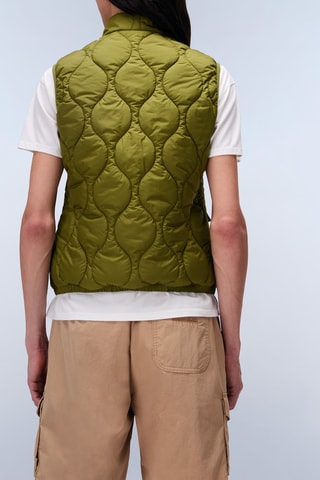 Mouwloze Gewatteerde Jas A Belle - Olijfgroen