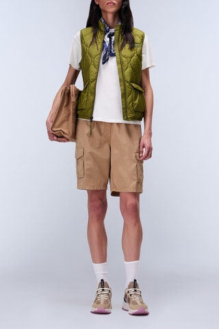 Mouwloze Gewatteerde Jas A Belle - Olijfgroen