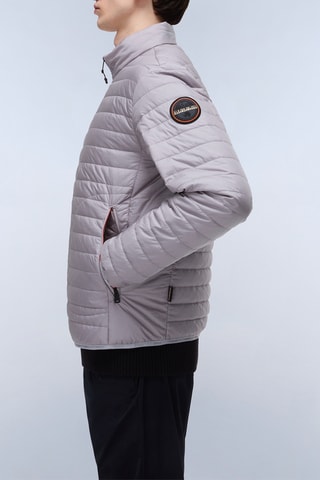 Gewatteerde Jas A Amiata - Grijs en Zwart