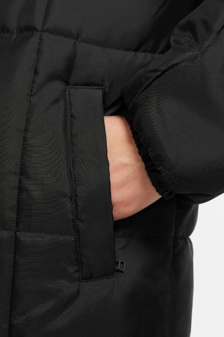 Lange gewatteerde jas met capuchon - Zwart - Nike