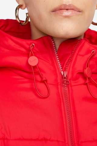 Gewatteerde Jas met Capuchon - Rood- Nike