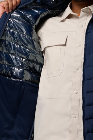 Gewatteerde Jas met Capuchon Slope Edge™ - Marineblauw