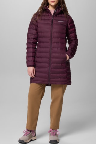 Lange Gewatteerde Jas met Capuchon Lake 22™ - Rood