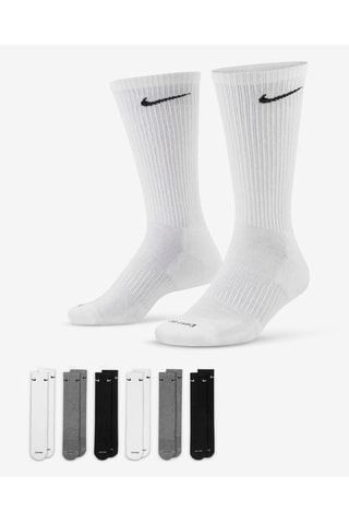 6 Paar Sokken - Wit en grijs - Nike