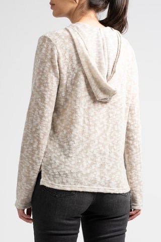 T-shirt met Capuchon Doglio - Gemêleerd Beige