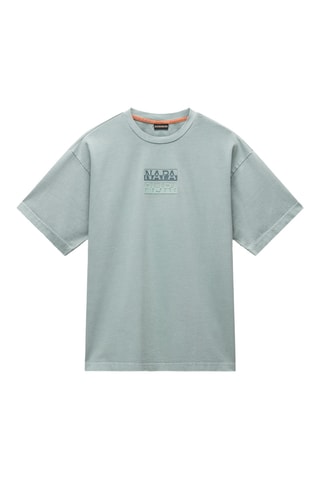 T-shirt S Cortona - Zeegroen