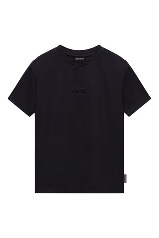 T-shirt S Azure - Zwart