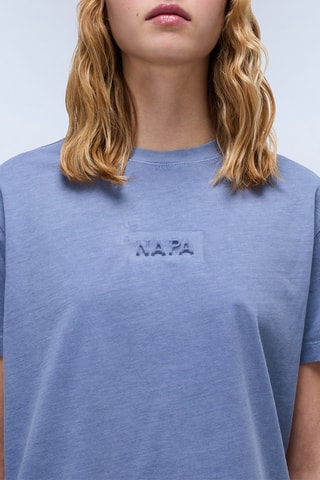 T-shirt S Azure - Lichtblauw