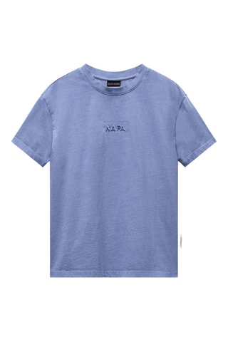 T-shirt S Azure - Lichtblauw