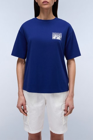 T-shirt S Nice - Donkerblauw