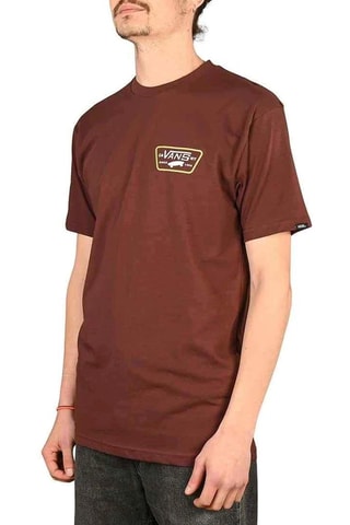 T-shirt - Bruin en geel - Vans