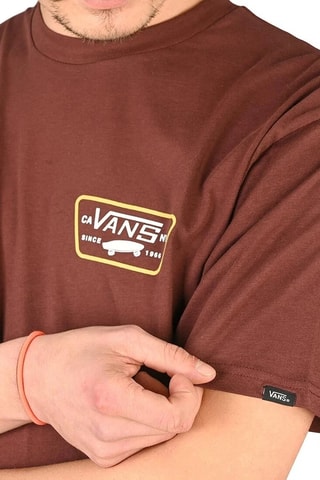 T-shirt - Bruin en geel - Vans