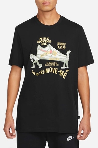 Wijd T-shirt - Zwart - Nike