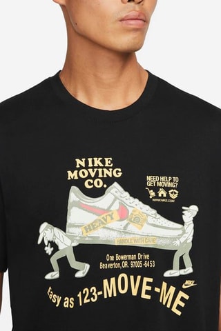 Wijd T-shirt - Zwart - Nike