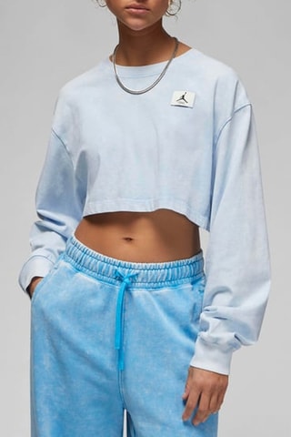 Cropped T-shirt - Hemelsblauw, Jordan