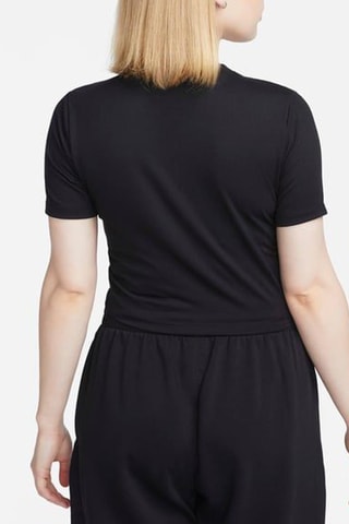 T-shirt cropped - Zwart - Nike