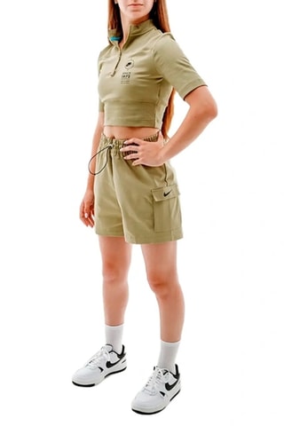 T-shirt cropped - Kaki - Nike