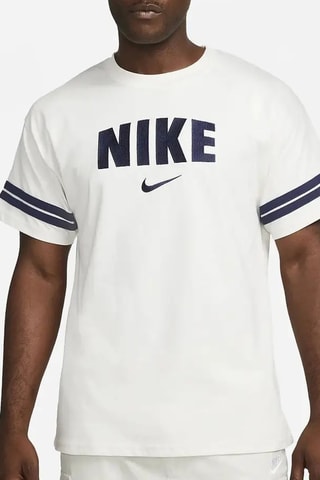 T-shirt Retro - Ivoorkleurig 