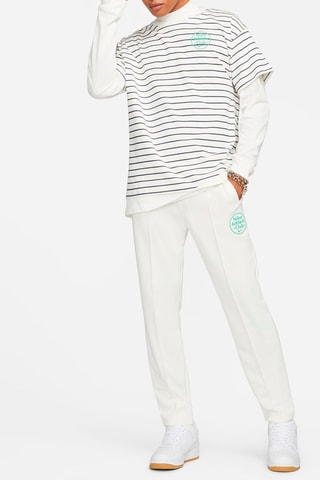 T-shirt Sportswear trend Wit en Marineblauw