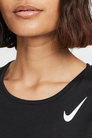 T-shirt Trompe-l’œil - Zwart