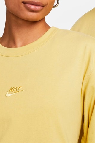 Biologisch Katoenen T-shirt Sportswear Premium Essentials - Mosterdgeel