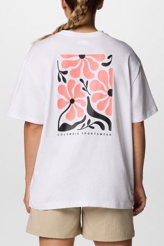 Biologisch Katoenen Oversized T-shirt Rolling Bend™ - Wit