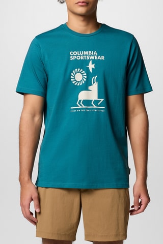 T-shirt Explorers Canyon™ - Donkergroen