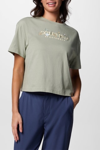 Biologisch Katoenen Regular T-shirt Rolling Bend™ - Kaki