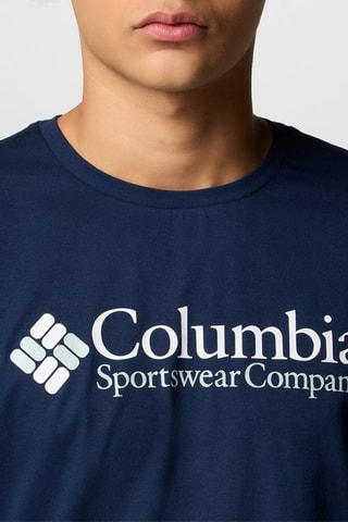 Biologisch Katoenen Regular T-shirt CSC Basic Logo™ - Marineblauw