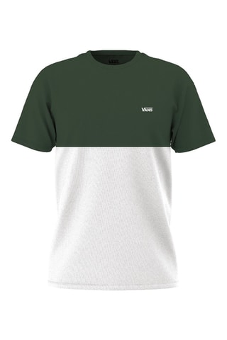 T-shirt MN Colorblock Donkergroen en Gemêleerd Grijs