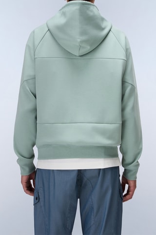 Sweater met Capuchon B Anghiari - Zeegroen en kobaltblauw