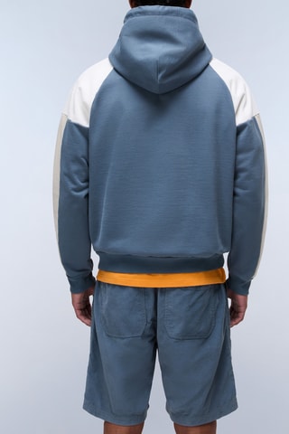 Sweater met Capuchon B Cenci - Pauwblauw