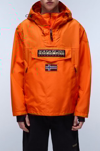 Sweater met Capuchon Rainforest - Feloranje en Zwart