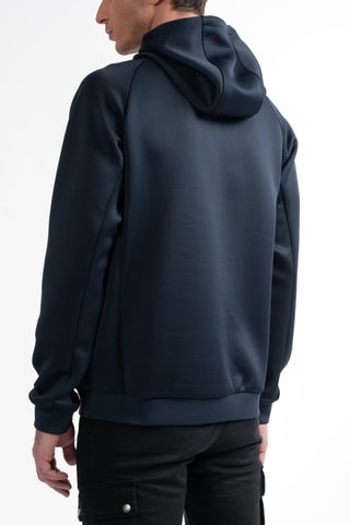 Fleece Sweater met Capuchon Lakos - Marineblauw