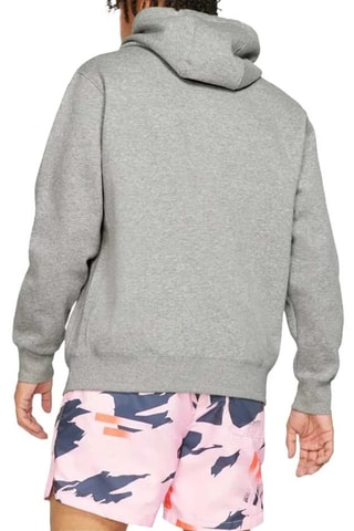 Fleece Sweater met Capuchon - Gemêleerd Grijs - Nike