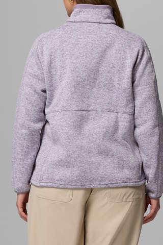 Fleece sweater Weather™ - Gemêleerd Paars