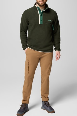 Fleece sweater Helvetia™ - Donkergroen