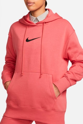 Fleece Sweater met Capuchon Sportswear Fuchsia