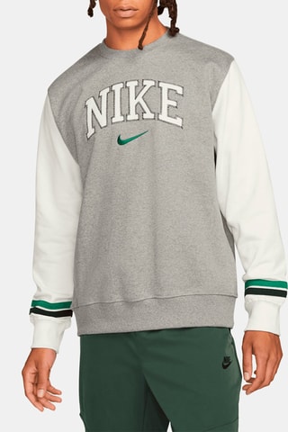 Jasje Retro Varsity Grijs en Groen