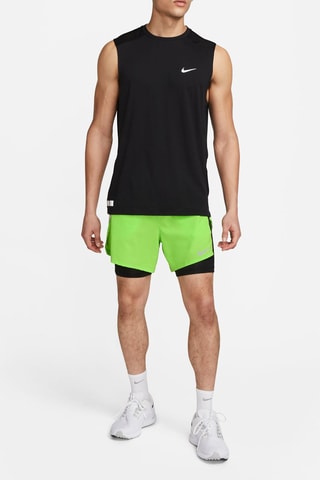 Hardloopshort Nike Dri-FIT Run Division Stride Limoengroen