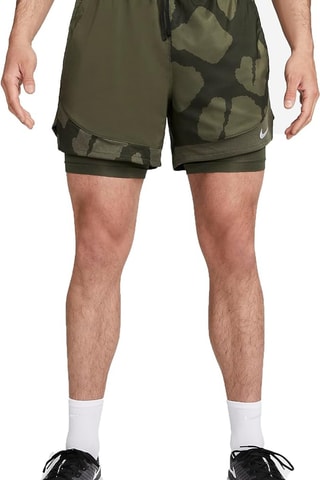 Hardloopshort 2-in-1 - Kaki - Nike