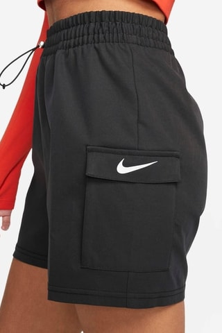 Wijd Short Hoge Taille - Zwart - Nike