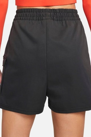 Wijd Short Hoge Taille - Zwart - Nike