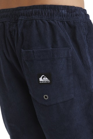 Velours Short - Marineblauw