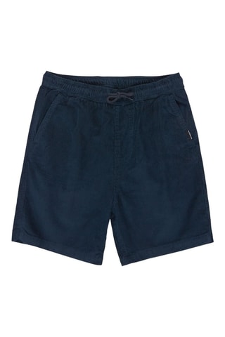 Velours Short - Marineblauw