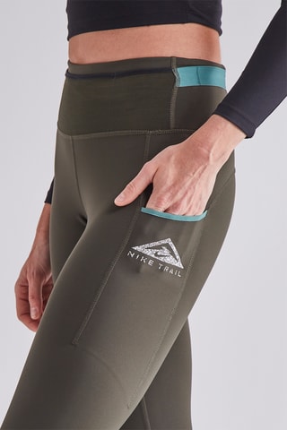 Hardlooplegging Hoge Taille- Kaki - Nike