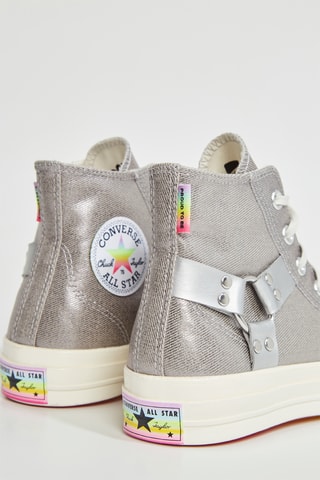 Hoge Gympen Pride Chuck 70 - Zilverkleurig - Converse