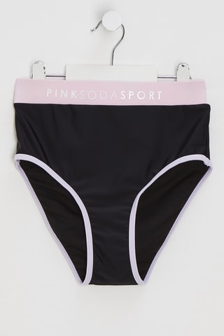Bikinibroekje - Zwart - Pink Soda