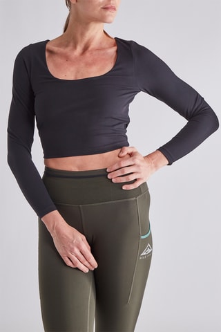 Crop top - Zwart - Asos Design