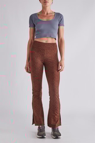 T-shirt cropped - Donkergrijs - Hiit